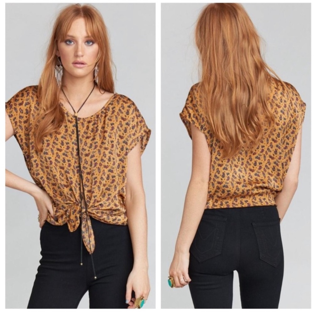 Show Me Your Mumu Katrina Front Tie Blouse